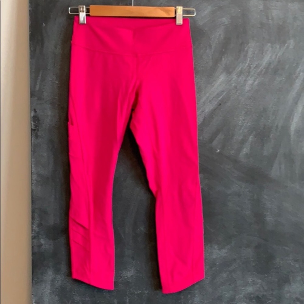 Hot pink leggings 23 inch inseam - Picture 6 of 8